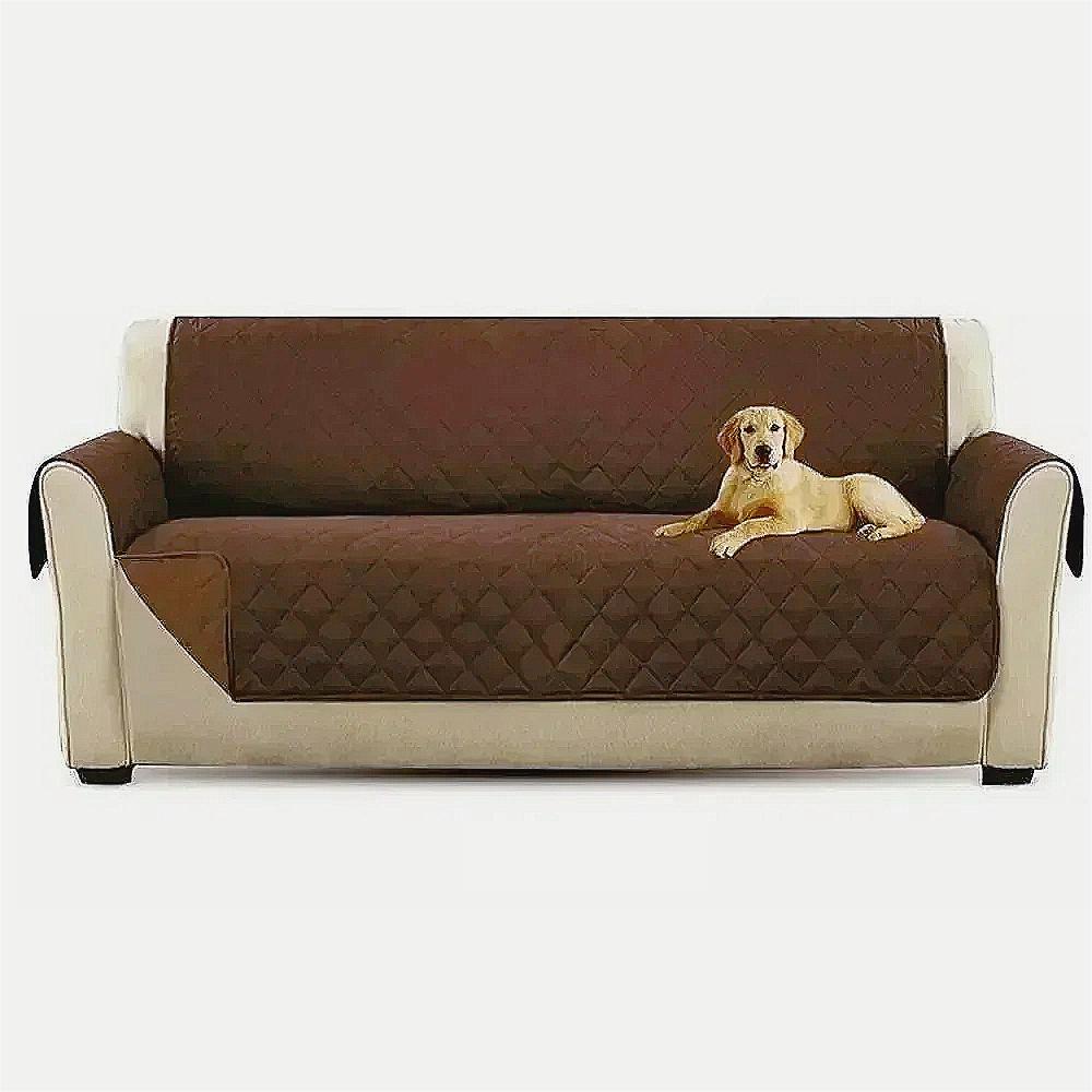 Waterproof Sofa Cover Quilted Anti-wear Couch Cover for Dog Pet Kids Recliner Armchair Furniture Slipcovers 1/2/3 Seater Protect