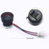Universal Motorcycle Electric Horn 48V 60V Waterproof Round Loud Horn Speakers for Scooter Moped Dirt Bike ATV Durable