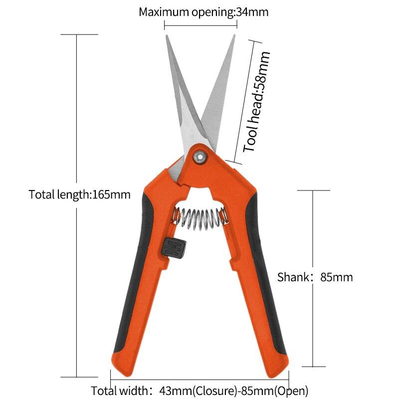 Нержавеющая сталь ветка обрезка фруктов садоводство обрезка фруктовых деревьев цветочная ветка садовые инструменты ножницы для цветочного сада