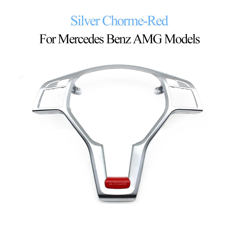 Накладка на руль автомобиля, внешняя рамка для Mercedes Benz AMG ABCE GLK Class W176 W246 W204 C204 X204 W212 W218