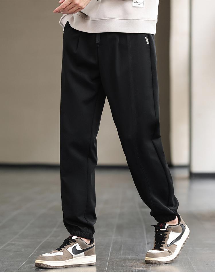 Simple and versatile tapered sports leggings, sweatpants, men's casual pants