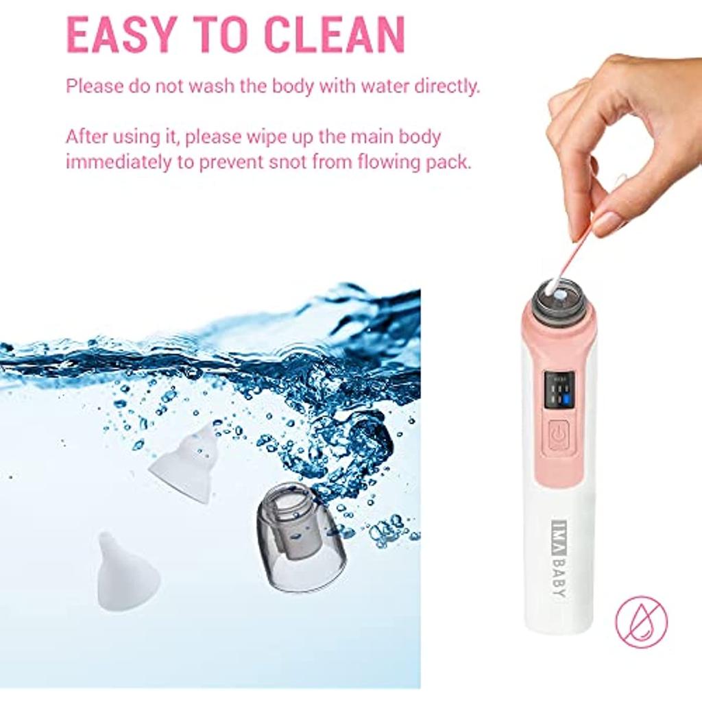 Назальный аспиратор, перезаряжаемый носовой соплей, слизь, электрическая присоска-детская присоска для удаления носа с 6 уровнями всасывания 2