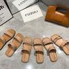 Летние домашние тапочки женские новые модные ретро-тапочки с сандалиями для дома на плоской подошве повседневные тапочки для улицы