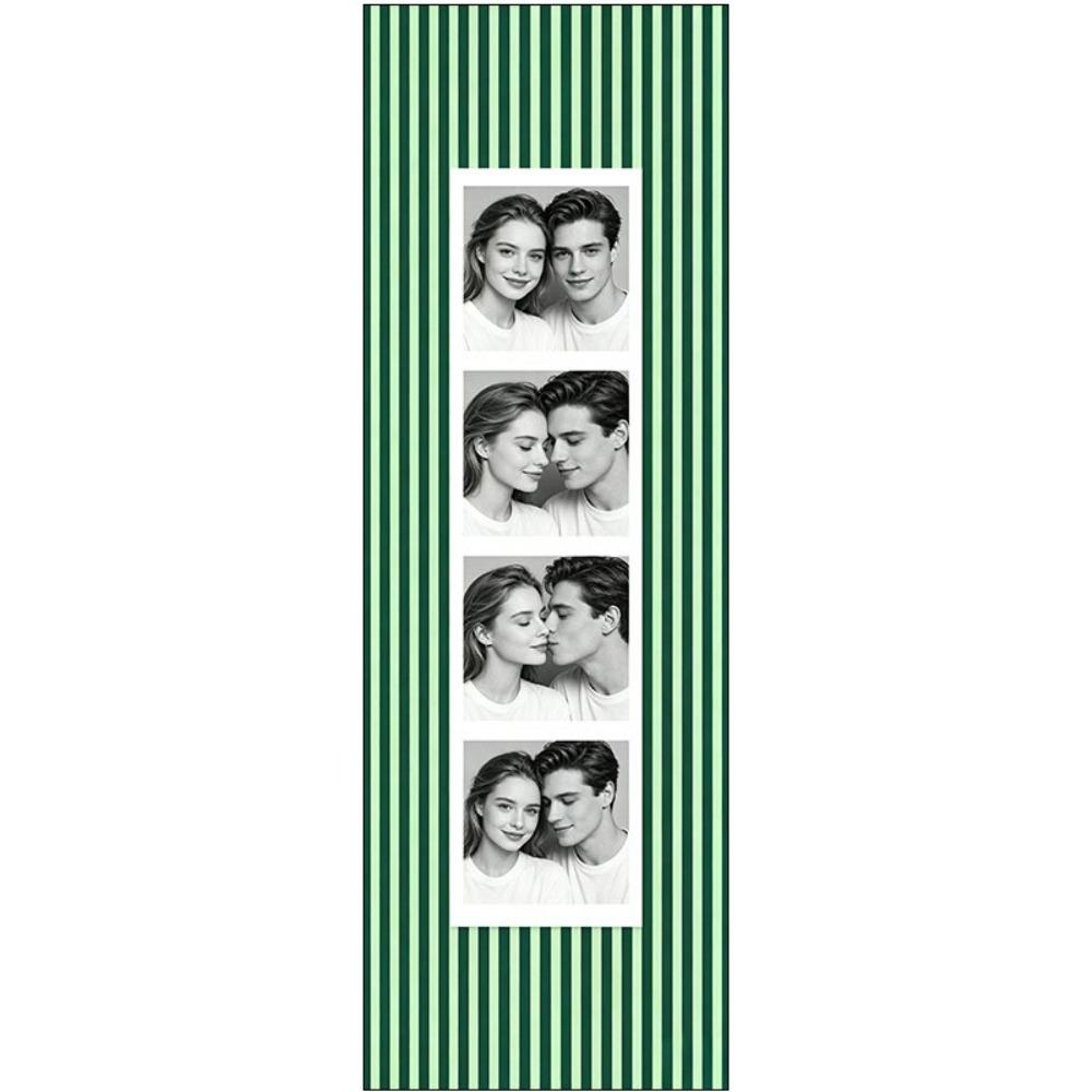 Wooden Photo Strip Frame With Hook Display Frame Gift Vintage Wall Key Holder Home Decor