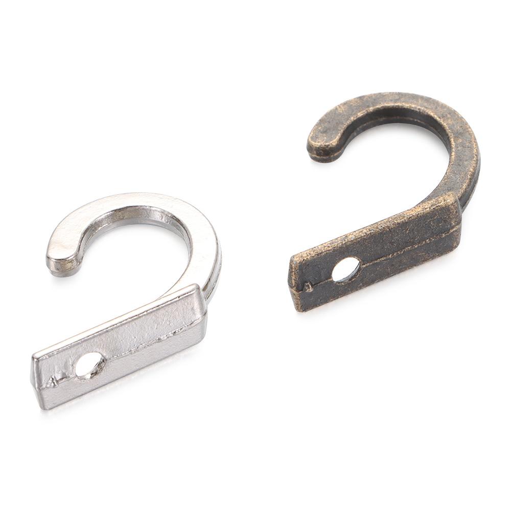 Shelf Storage Clothes Towel Organizer Metal Antique Hooks Single Prong Hook Wall Door Coat Hanger