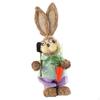 Фигурка зайчика Скульптура Пасхальный декор Милая садовая статуэтка животного для офиса Фермерского дома Ландшафта