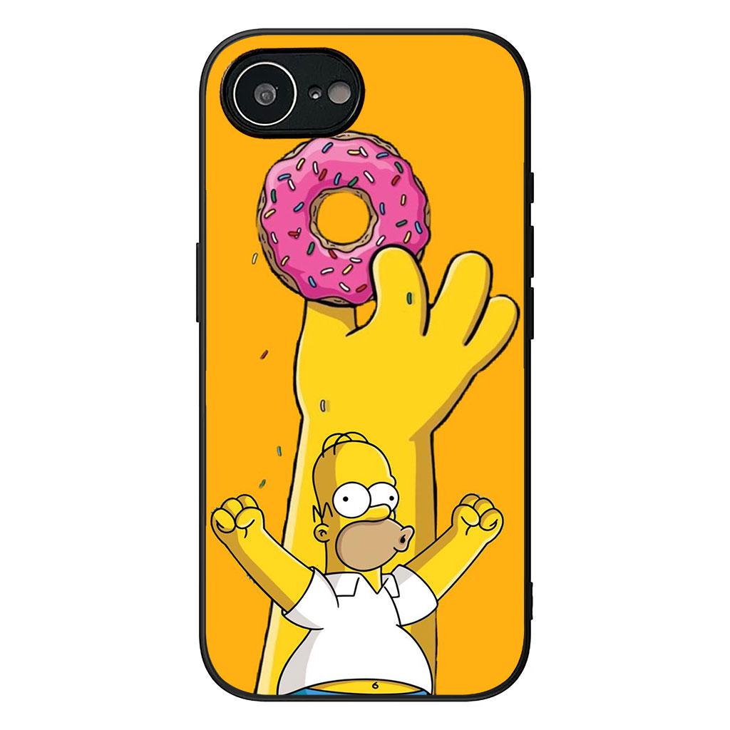 Мультяшный S-Симпсоны-Смешной Барт Чехол для телефона для Apple iPhone 16 15 14 Plus 13 12 Mini 17 Pro Max + ProMax 16E Air Case