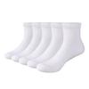 Спортивные носки Quarter высокого качества, подходят для всех, набор из 5 пар [YUEDGE] женские носки, белые, носки, женские носки, хлопок, не надувные,