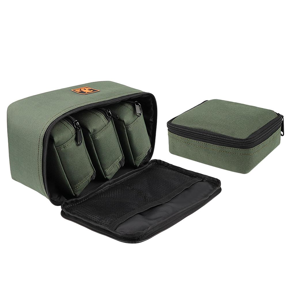 Сумка для рыболовных снастей с 4 мешочками S Сумка для хранения приманок с рыболовной катушкой Сумка для рыболовных снастей