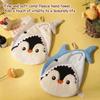 Thickened Penguin Hand Towel Water-absorbing Washcloth Cartoon Toilet Handkerchief  Household