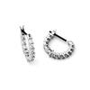 Matrix Vittore Rhodium Hoop Earrings 5562126
