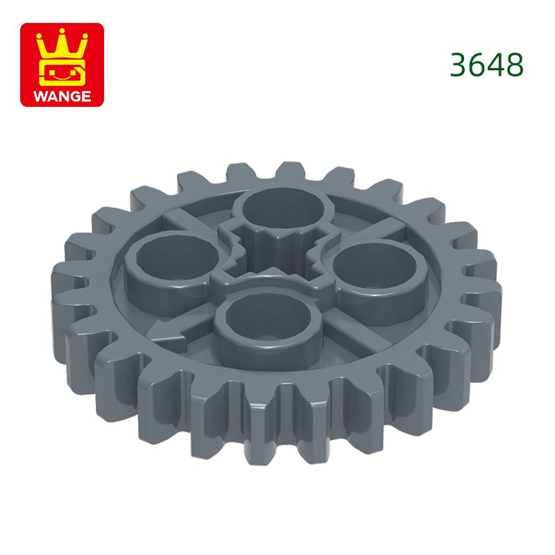 72 шт./лот №3648 24 шестерни червячные шестерни блок Moc цветные аксессуары Совместимо с featuring Brick СДЕЛАЙ САМ Детская игрушка детали для сборки