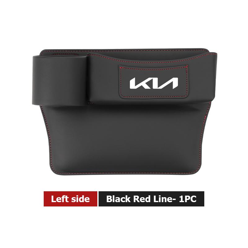 LQFH2 For KIA Car Door Side Seat Gap Storage Box Cup Holder Interior Accessories Rio K5 K2 Sportage Ceed Sorento Picanto Stinger Soul