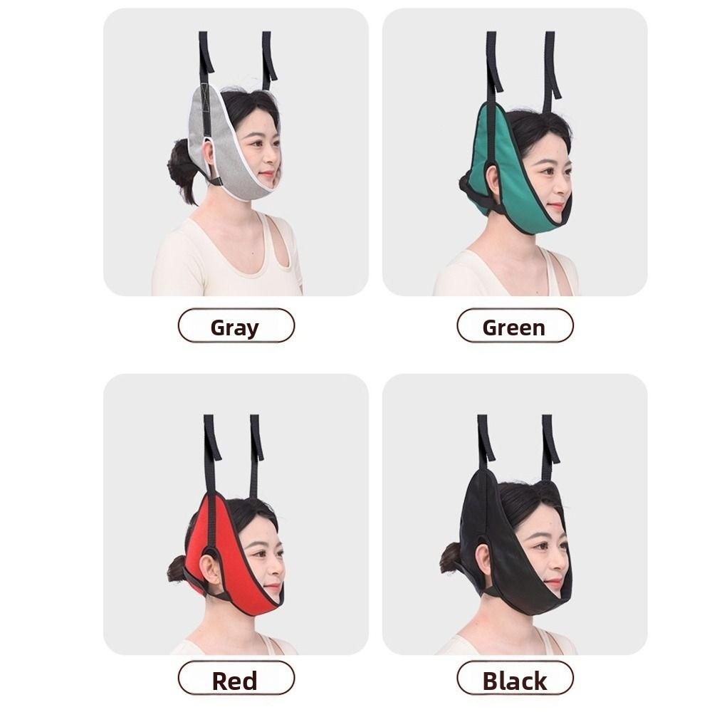 Soft Belt Cervical Traction Device with Door Hook Neck Stretching Belt Vertebrae Recovery