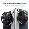 For Xiaomi 15 Ultra Hollow Lens Protector Aluminum Alloy Phone Camera Bezel Cover