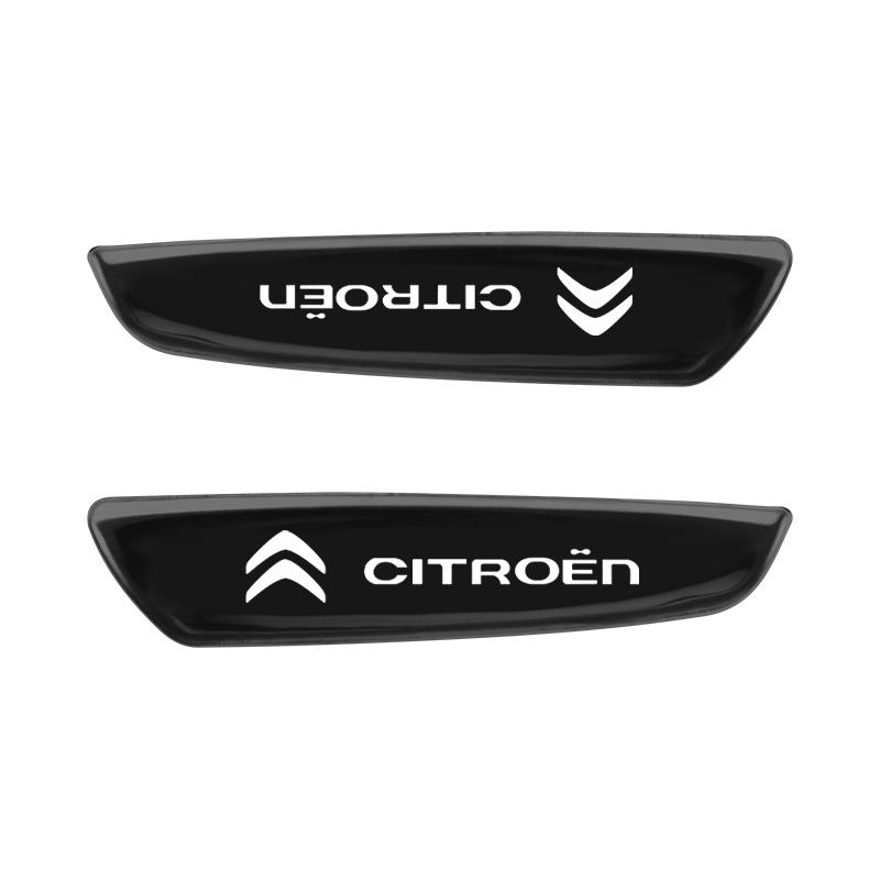 2 шт. Металлические декоративные наклейки на кузов автомобиля для Citroen C4 C3 C5 C1 C2 Berlingo C-Elysee C4-Picasso C4-Aircross Автомобильные наклейки