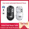 Легкая Bluetooth-игровая мышь T-WOLF X8 с бесшумным кликом и противоскользящими наклейками
