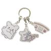 Marimo Craft Sanrio Hanamaru Obake Пастельная POP Серия Акриловый Розовый 48 мм Ш x 50 мм В x 3 мм Брелок из 3-х частей, (Каждая часть D, SRTZ-312)
