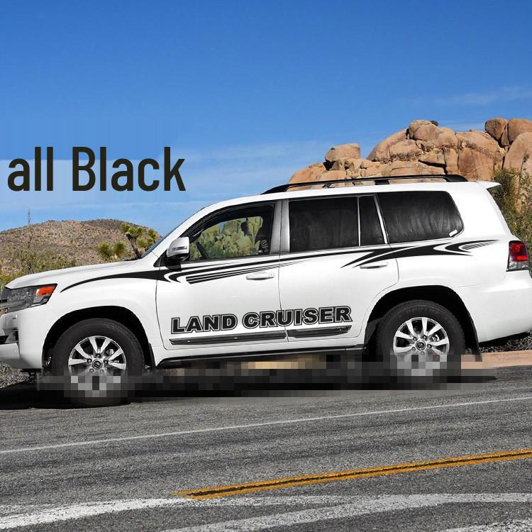 Персонализированные полосы на кузов автомобиля Toyota Land Cruiser