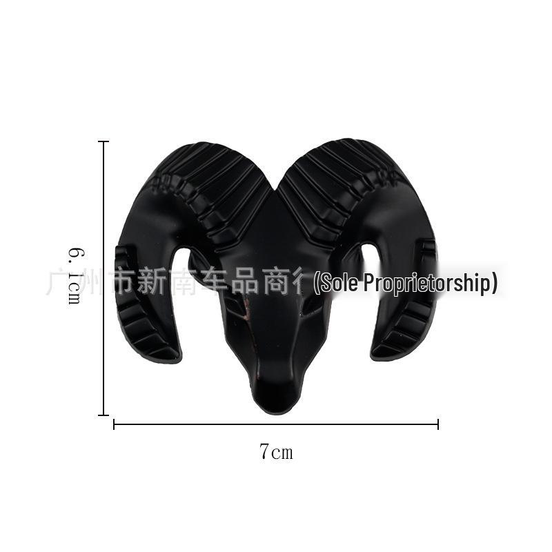 Металлический значок Dodge Journey "Голова барана" - Наклейка на перед и зад