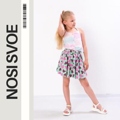 Летняя юбка для девочек – Удобная посадка и стильный дизайн, Дышащий материал, Лето, 6276-043 HC