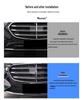 Mercedes-Benz E-Class Front Grille Insect Net and Protective Cover Clip-On Accessory