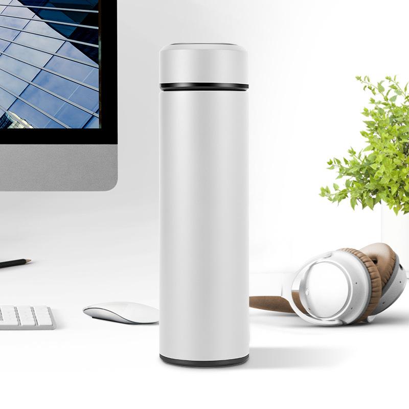 Портативные чашки, высококлассные деловые подарки, чай, прямая модная кружка из нержавеющей стали.