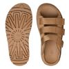 UGG Golden Glow Slide Dark Size US6 Thick Resort Sandals, Women's, 1167430, Sand, (23.0cm), Sole, Lightweight, Comfortable, Adjustable, Three-Strap,