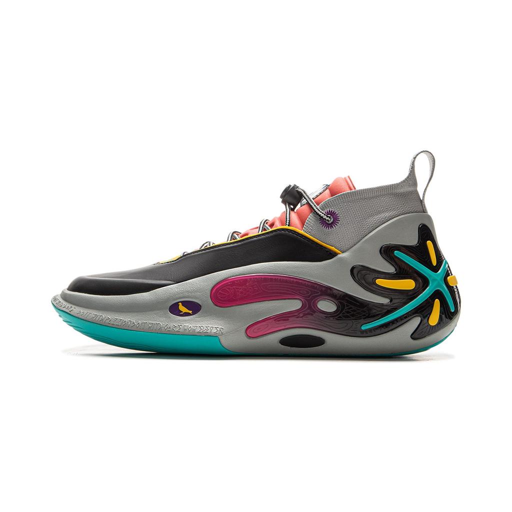 Баскетбольные кроссовки Li Ning WOW11 Mid top Мужские Черно-серые ABAU049-28