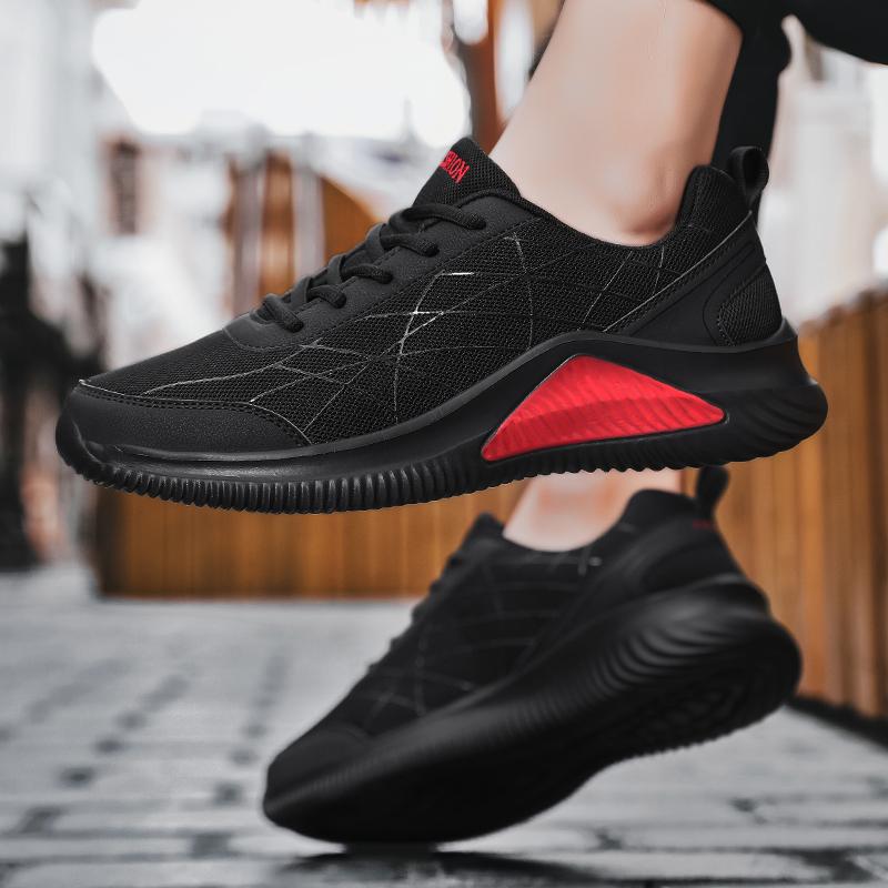 Новые осенние мужские сетчатые повседневные дышащие кроссовки на платформе для активного отдыха, легкие высококачественные кроссовки для бега, мужская спортивная обувь Tenis Masculino