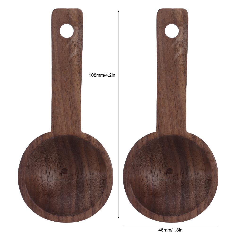 Walnut Coffee Scoop Elegant Wooden Spoon Coffee Accessories Walnut Teaspoon Coffee Brewing