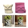 Handmade Epoxy Resin Moulds Planter Silicone Mould Owl Designs Succulent Vase Moulds Pen Holder Molds Silicone Texture