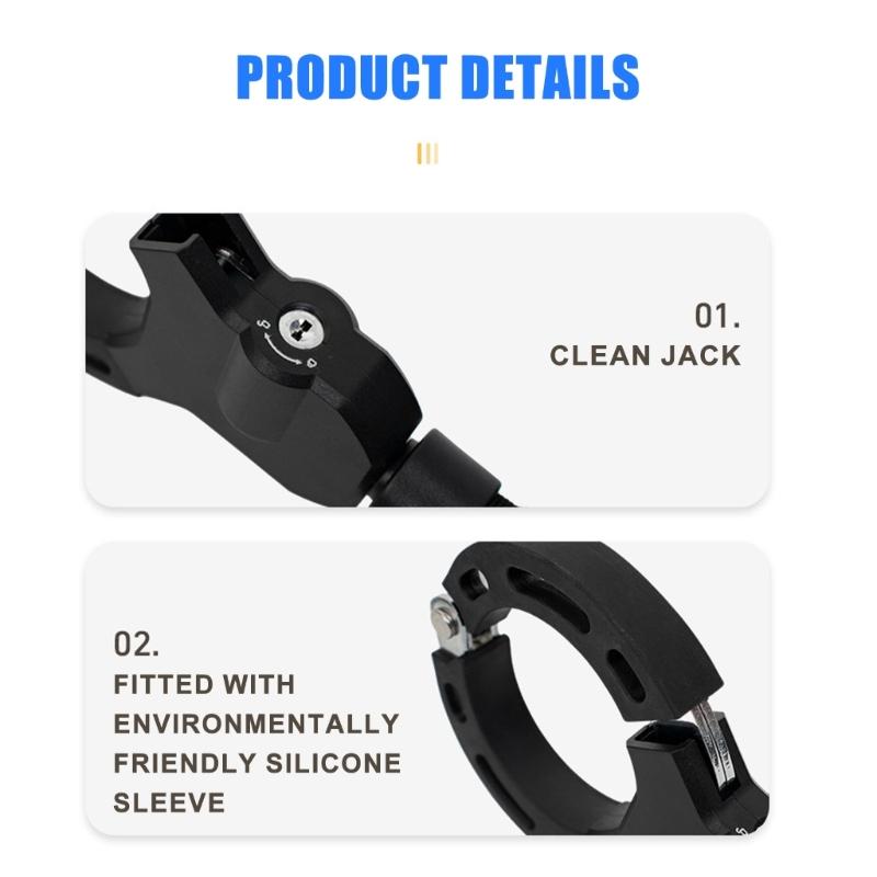 Замки для электросамокатов, Замки для велосипедов, Велосипедный цепной замок с ключом, Прочные цепные замки-наручники для горных велосипедов