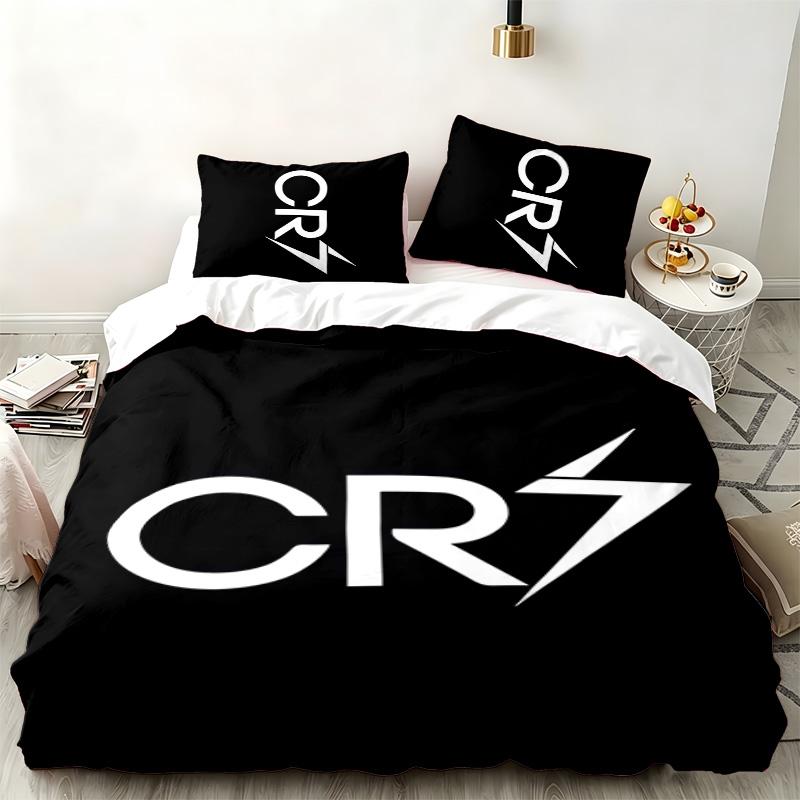 Cristiano Ronaldo 3pc set Perfect for bedroom use Comfortable bedding set includes a duvet cover and two pillowcases Ideal birthday or Christmas gift