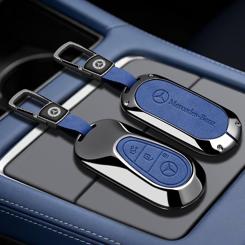 FSUO7 Car Remote Key Case Cover Shell For Mercedes Benz C E S Class GLC W206 W223 W214 E300 C260 C300 S450 S500 Keychain Accessories