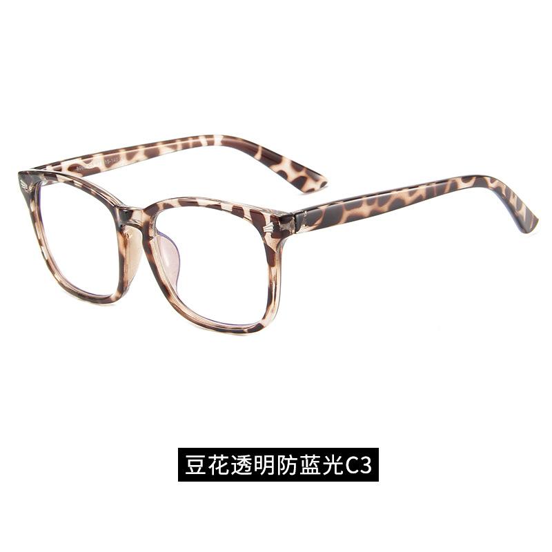 Popular8082Anti-blue light glasses for women, for computer and mobile phone use, anti-fatigue glasses, non-prescription flat lenses