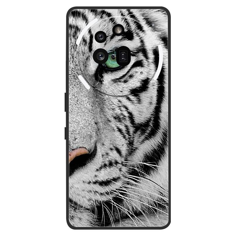 Phone Case For Nothing Phone 3A Pro Cover Lion Wolf Black Silicone Soft Back Cases For Nothing Phone3A Pro Case 3APRO A059P