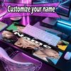 Custom Name Personalized BIGBANG Pattern Mousepad, Laptop PC Desk Mat, Decorative Desk Mat for Home Keyboard Pad Gift