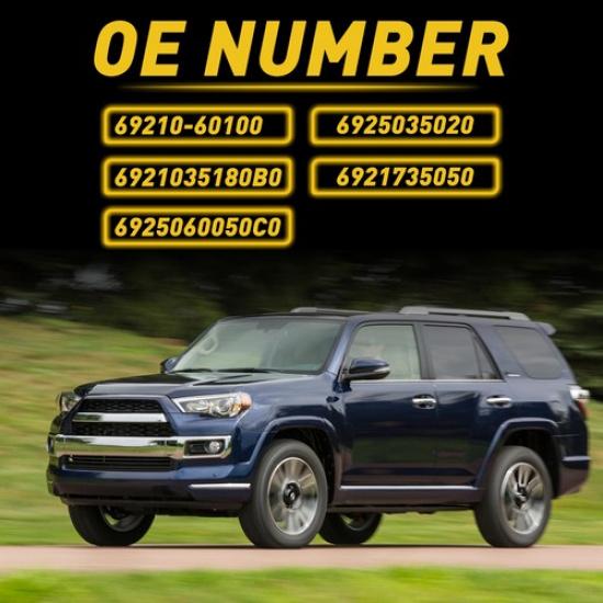 Door Handle Cover For 2010- Toyota 4Runner Front Rear Left Right Chrome I