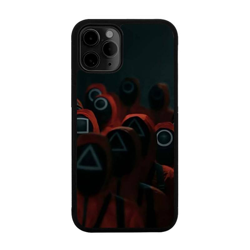 Чехол для телефона Squid Game для iPhone 13 12 Mini 11 Pro Max 7 8 Plus X Xs Max XR PC Hard Silicone Cover Shell