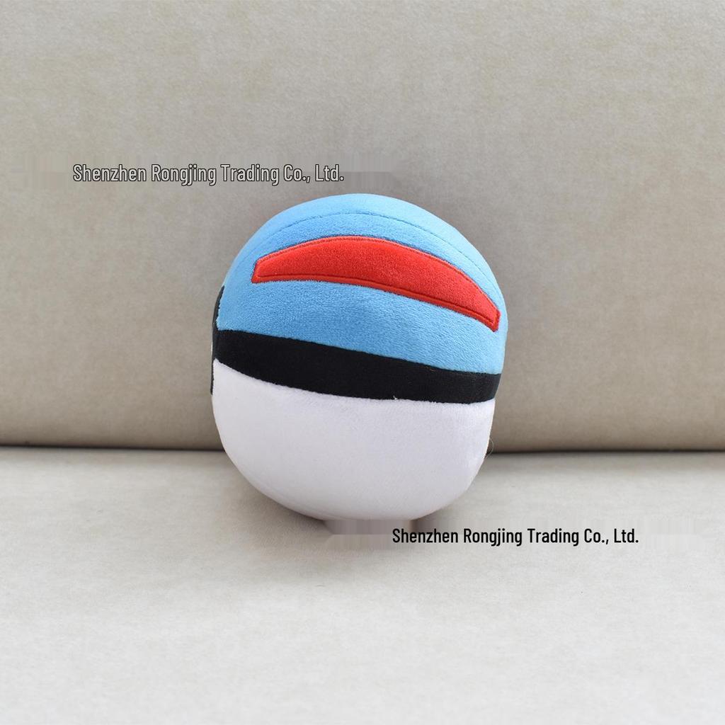 5" 12см Плюшевая игрушка Покебол: Средний Красный, Синий, Фиолетовый, Черный Мастер-болл Кукла-младенец