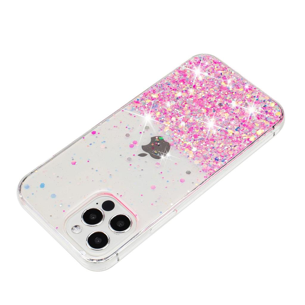 Ночной Свет Светящийся Цвет Звезды Блестки Сияющий Блеск Прозрачный Бампер Чехол Для Телефона Для iPhone 15 14 Pro Max Samsung Galaxy Силиконовый ТПУ Задняя Крышка