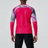 Mens Striped Long Sleeve Goalkeeper Jersey Protective Sponge Pad Training Tops Soccer Football Uniform