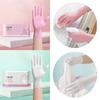 Flexible Disposable Latex Gloves Household Cleaning Beauty Kitchen Gloves Pink Nitrile Gloves