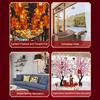 1Pc Festival Gifts Festive Atmosphere with Tassels Delicate Double Pattern Joyful Pendant Arrange Decorations Red Lantern