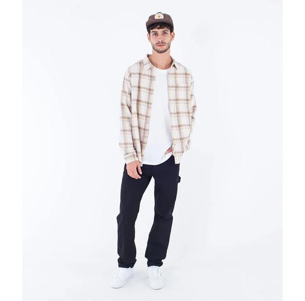 Hurley Portland Organic рубашка с длинным рукавом