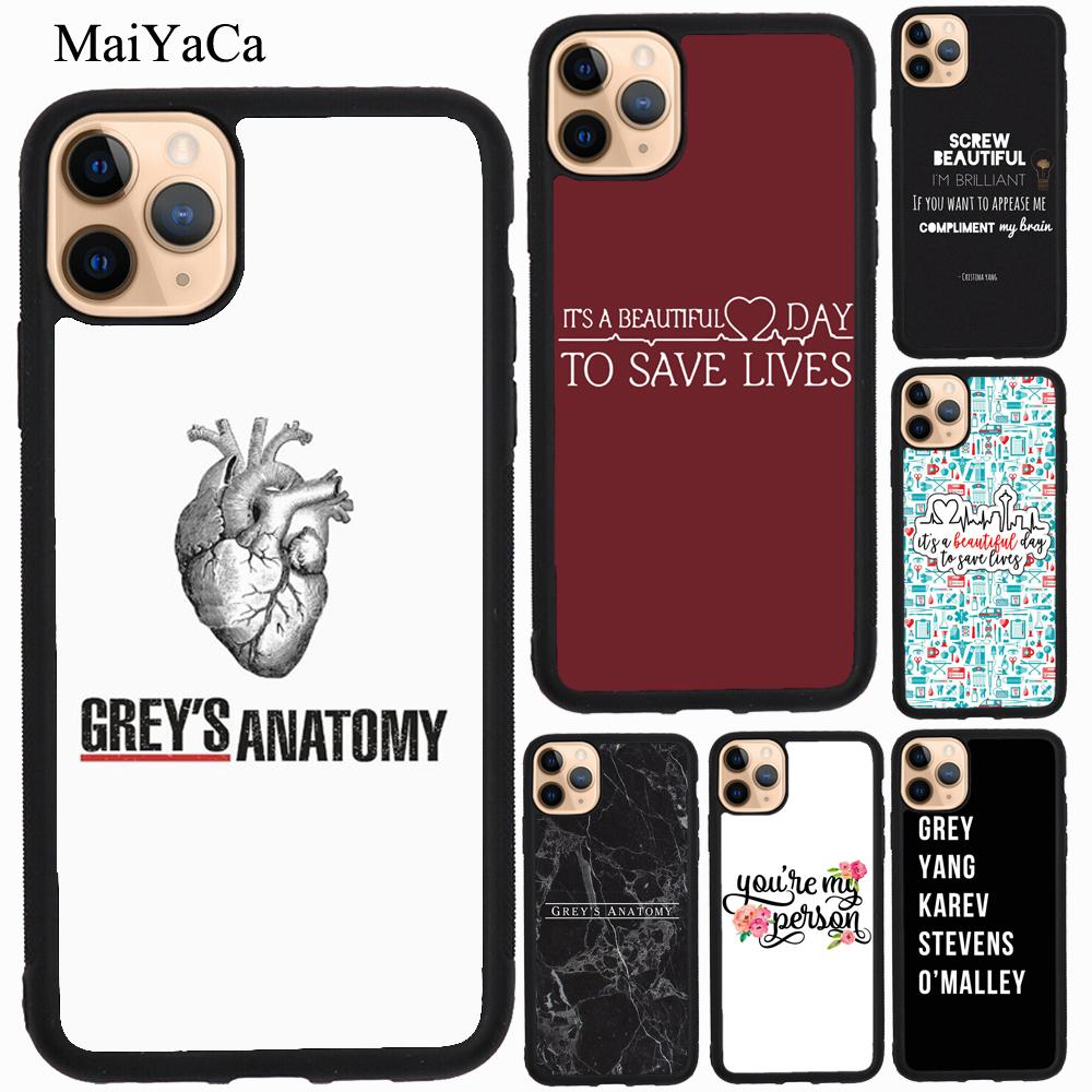 СЕРЫЙ СЕРИАЛ 'Анатомия страсти' Для iPhone 15 13 14 Pro Max 12 mini XS X XR SE 2020 7 8 Plus Чехол Для iPhone 11 Pro Max Обложка