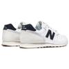 New Balance NB 373 Ретро Шнуровка Лоскутная Кожа Синтетика Низкий Верх Повседневные Кроссовки для Бега Унисекс кроссовки Белый Черный ML373PA2