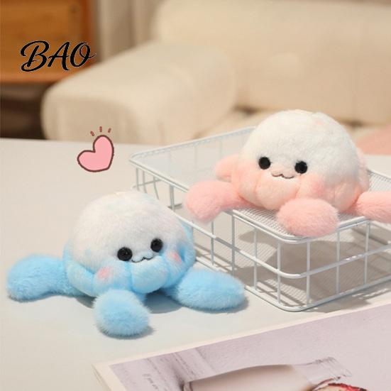 Soft Plush Keychain Cute Jellyfish Backpack Keychain, Pendant for Purse, Fluffy Keyring Marine Animal Girls Women, Aquarium Souvenir Gift Car