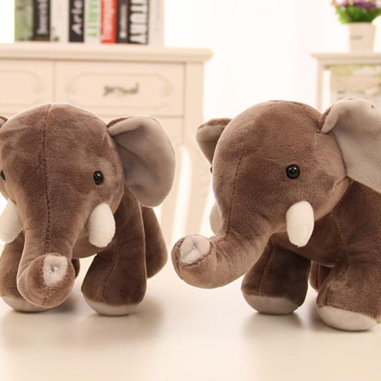 25 см милый слон животное плюшевая кукла детская игрушка домашний диван-кровать украшение
